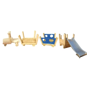 U3-Spielkombi Eisenbahn 4-tlg.