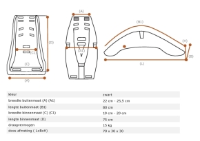 Babysitz 4S für E-Turtle & Turtle Kinderbus
