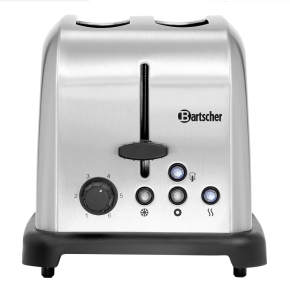 Edelstahl-Toaster TBBR20, B/T/H 34 x 21,5 x 22 cm