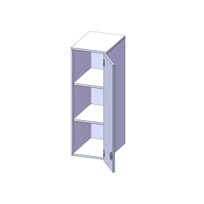 Aufsatzschrank für ErgoTray Serie, 3 Ordnerhöhe - B/H/T: 36.1x108x50 cm