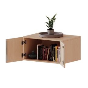 Aufsatzschrank für ErgoTray Serie, 1 Ordnerhöhe - B/H/T: 70.3x36x50 cm