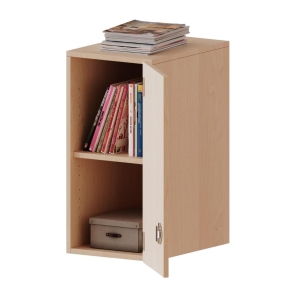 Aufsatzschrank für ErgoTray Serie, 2 Ordnerhöhen - B/H/T: 36.1x72x50 cm