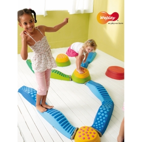 Regenbogen Wege blau