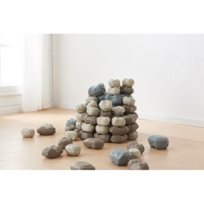 40 Schaumstoff-Steine zum Stapeln