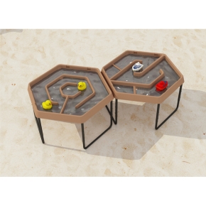 Sechseckiges Spielbrett Labyrinth 5er Set