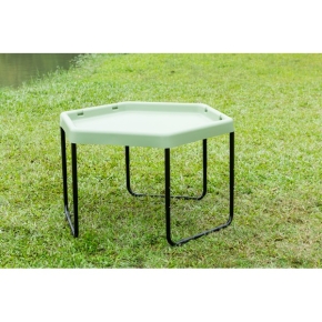 Sechseckiges Spielbrett salbeifarbig 5er Set