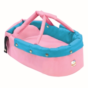 Puppenwagen DIANA mit Schmetterlingen, Maße 36×63×62 cm