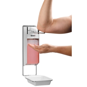 Abtropfschale, passend für Desinfektionsmittel- und Seifenspender von Bartscher