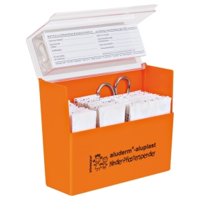 aluderm® Pflasterspender für Kinder, gefüllt, (HxBxL) 16 x 12,2 x 5,7 cm