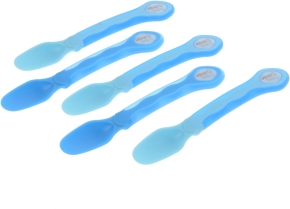 Baby´s erster Löffel, 5 Stk., blau