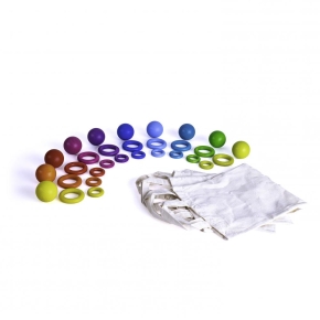 Balancespiel Fröbel-Kugeln & Ringe - Erzi 42272