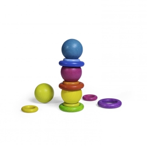 Balancespiel Fröbel-Kugeln & Ringe - Erzi 42272