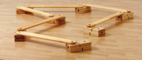 Balancierstrasse aus 6 Balancierbrettern, Stellmaße variieren