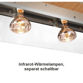 Buffetwagen Kids W4110-150W, inkl. Hustenschutz und Wärmelampen
