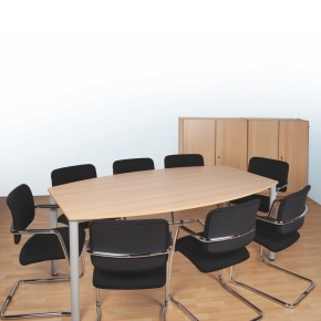 Amphorentisch mit Rundrohrgestell