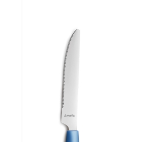 Besteck PIXEL BLUE LAGOON Kindermesser groß 22,4 cm