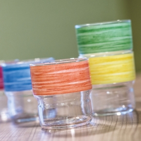 "Brush Log" Stapelbecher 0,22 Liter, Grün