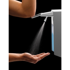 Desinfektionsspender 0,90 Liter, ohne Kartuschensystem, Einhand- sowie Ellbogenbedienung