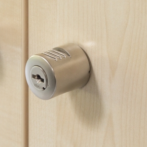 Drehzylinder für Schränke EVO180 mit einer Tür