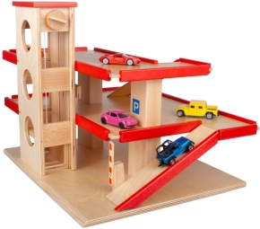Parkhaus für Miniatur-Fahrzeuge, 40 x 35 x 34 cm
