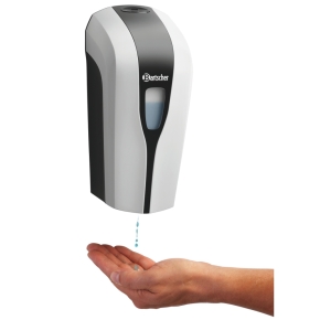 Infrarot-Desinfektionsspender 1 Liter, ohne Kartuschensystem; B/H/T 12,3 x 11,4 x 26,2 cm