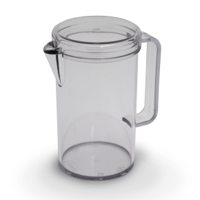 Kanne aus Tritan, mit Deckel 1,3 Liter, Ø 10,5 x H 19,5 cm