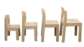 Stapelstuhl PHIL 35 cm, Filzgleiter