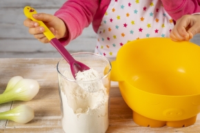 kinderkitchen® Rührlöffel Gans, dunkelrot