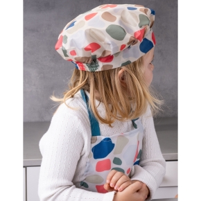 Kinderkochmütze, 16 x 25 cm, bunt