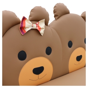Kindersofa Bären - niedriges Bärenpärchen-Sofa für Krippe & Kita