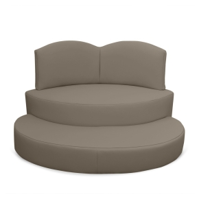 Kindersofa Basic - höheres neutrales Sofa für Kindergarten & Grundschule