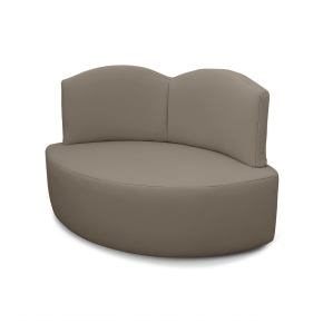 Kindersofa Basic - höheres neutrales Sofa für Kindergarten & Grundschule