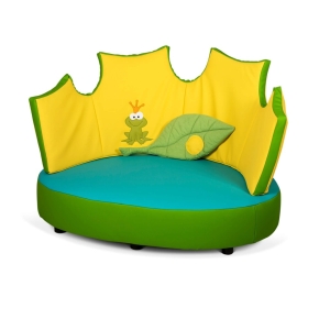 Kindersofa Froschkönig - märchenhaftes Kuschelsofa für Krippe & Kita