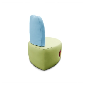 Kindersofa Hase - höheres Kuschelsofa für Kindergarten & Vorschule