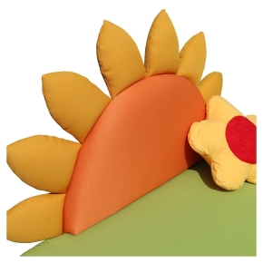 Kindersofa Kuschelinsel - blumen-Sofa mit Blumenkissen für Krippe & Kita
