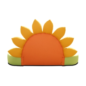 Kindersofa Kuschelinsel - blumen-Sofa mit Blumenkissen für Krippe & Kita