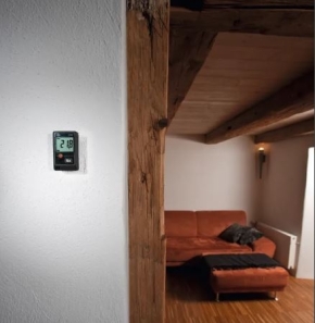 Mini-Datenlogger - testo 174 H für Feuchte und Temperatur, schwarz mit USB-C