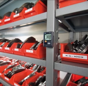 Mini-Datenlogger - testo 174 H für Feuchte und Temperatur, schwarz mit USB-C