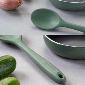 Mini-Kochlöffel, 20,5 x 4,5 x 1,5 cm, grün