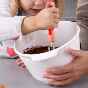 Mini-Schneebesen, 20 x 3,5 cm, rosa