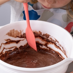 Mini-Teigschaber, 21 x 4 x 1 cm, rosa