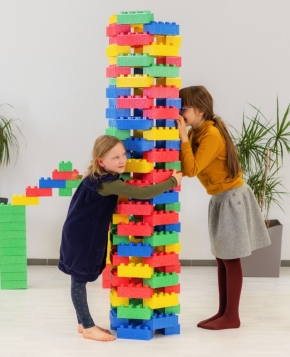 MODO SoftSteine, 76-teiliges Set in blau, gelb, grün und rot