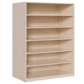 Regal für große Schaumstoffbettchen Minis und Krabbels, 144 x 190 x 80 cm  (BxHxT)