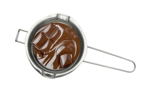 Schmelztopf ELO Basic, ØxH 12,5 x 6,5 cm, 0,6 Liter, Edelstahl