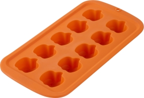 Schoko-/Eiswürfelform Mini-Kürbis aus Silikon, L/B/H 215 x 110 x 19 mm
