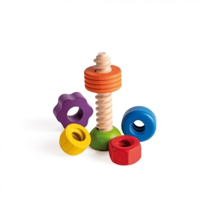 Schraubenspiel Regenbogen - Erzi 42527