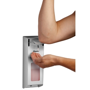 Seifenspender, 1 Liter, ohne Kartuschensystem, B/H/T 9,3 x 33 x 20 cm