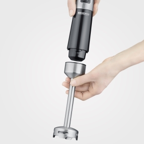 Severin Stabmixer, 600 W, schwarz/edelstahlgebürstet