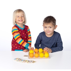 Stapelspiel Fröbel-Kugeln, 46-teilig