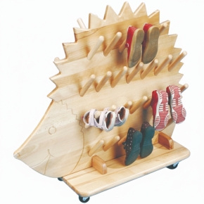 Stiefeligel fahrbar, passend für 25 Paar Stiefel/Schuhe